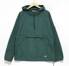 L.L.Bean アノラック ナイロンパーカー90s グリーン ハーフジップ