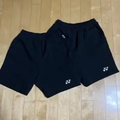 YONEX　ヨネックス　ハーフパンツ　M　部活　バトミントン黒　ブラック　SS