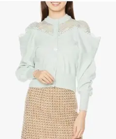 snidel レースコンビニットプルオーバー