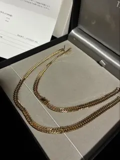 新品未使用[61.4g]K18 喜平ネックレス W6面