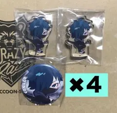 CR vanilla 缶バッジ アクリルブロック crazyraccoonのサムネイル