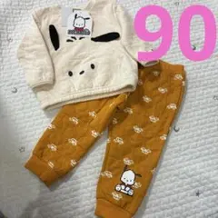 【新品未使用】キルティングパジャマ　サンリオ　ぽちゃっこ 90