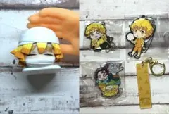 鬼滅の刃　我妻善逸　おねむたん　ばんちょうこう　ラバスト　キーホルダー