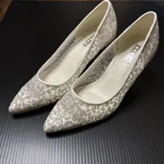 美品‼️23センチ‼️RANDA ホワイト ポインテッドトゥ ハイヒール