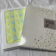 SINCERELY GIFT バスタオル 水玉模様 ギフトボックス入り