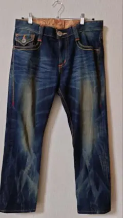 送料込み★EDWINお洒落なダメ－ジデニム　size32