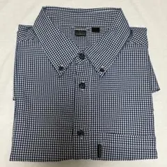 美品⭐️モンベル　半袖シャツ　WICドライタッチ半袖シャツ　ブルー　ネイビー　Ｌ