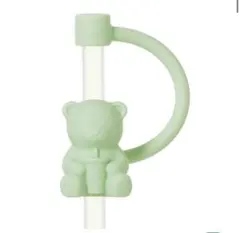 スターバックスリユーザブルカップ専用ストローキャップベアリスタ　グリーン