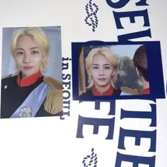 seventeen cafe ソウル THE8 缶バッジ　軍服 SEVENTEEN CAFE in SEOUL Military Uniform Photo card Merch