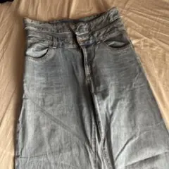 GU ストレートデニム ライトブルー