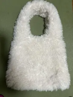 GU ファーリートートバッグ オフホワイトのサムネイル