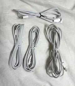 ホワイト Lightningケーブル 4本セット