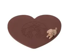 新品　スタバ　バレンタイン2026　シリコンコースター