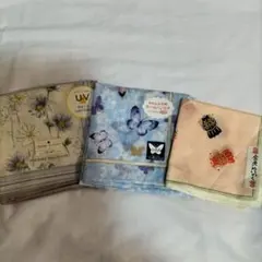 は*ぜ様 大判ガーゼハンカチ　3枚セット