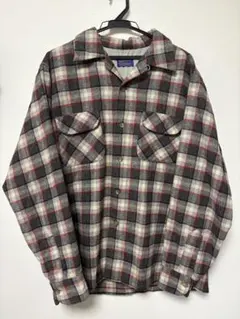 40〜50s Pendleton 好配色　ボードシャツバージンウール100%