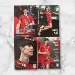甲斐優斗 男子バレーボールトレカ 2025 レギュラーカード　コンプセット