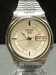 Seiko 5 セイコー ファイブ 7S26-03R0 SNKK55自動巻き SEIKO5 7s26-03R0 シルバー ゴールド 自動巻 セイコー ファイブ - メルカリ