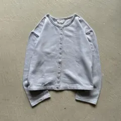 ☆再値下agnes bアニエスベー スナップボタンカーディガン白1990年代
