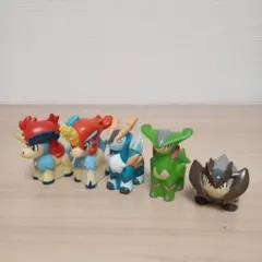 ポケモンキッズ　指人形　ケルディオ　コバルオン　ビリジオン　テラキオン