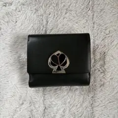 kate spade 財布 2つ折り 深緑