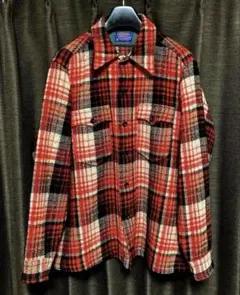 美品　70s PENDLETON ペンドルトン ウールシャツ チェック柄 XLのサムネイル