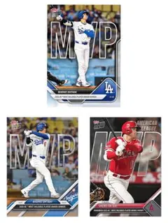 Topps Now 大谷翔平 2023 2024 2025 MVP カード 3枚