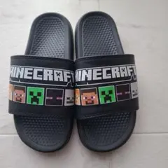 マインクラフト サンダル ２０cm ブラック キッズサンダル