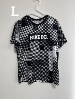 NIKE F.C. DRI-FIT ドットパターンシャツ Lサイズ