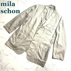 mila schon ミラショーン テーラードジャケット ベージュ 麻リネン混のサムネイル