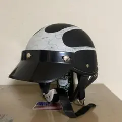 ジョッキーヘルメット エイジング塗装 チョッパー ボバー ショベル