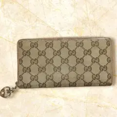 GUCCI ラウンドファスナーGGキャンバス GGスプリーム