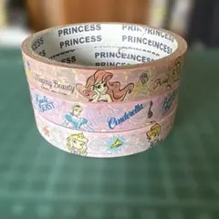 ディズニープリンセス柄セロハンテープ