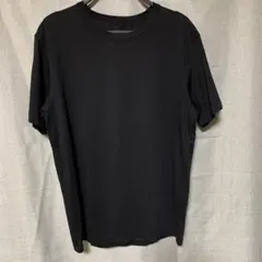 ユニクロエアリズムコットン半袖Ｔシャツ黒メンズＬ