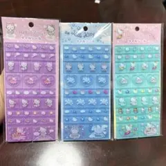 【国内正規品】ハローキティ　タイルシール　３点セット