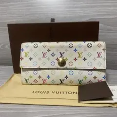 LOUIS VUITTON ルイヴィトン マルチカラー ポルトフォイユサラ