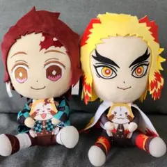 鬼滅の刃ぬいぐるみセットまとめ売り煉獄杏寿郎 竈門炭治郎ラスカル