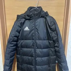 adidas ブラック ベンチコート L レディース