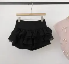 バルーンスカート レース フリル