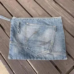 クラッチバッグ(デニム)