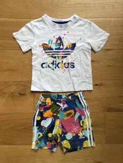 adidas アディダス セットアップ キッズ　ベビー　サッカー　90サイズのサムネイル