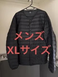 【美品】ユニクロ ウルトラライトダウン ブラック メンズ XL 袋付き