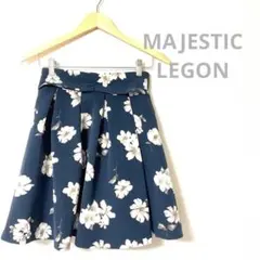 マジェスティックレゴン　膝丈スカート　キュロット　デート　オフィスコーデ