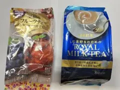 日東紅茶 ロイヤルミルクティー フルーツティー 2袋セットのサムネイル