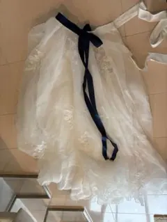 WITH A WHITEウェディングドレスオーバースカート