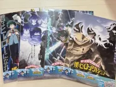 一番くじ ヒロアカ I賞 歴代ビジュアルクリアポスター 4枚セット