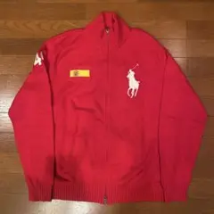 80s Polo by Ralph Lauren ジップアップニットカーディガン