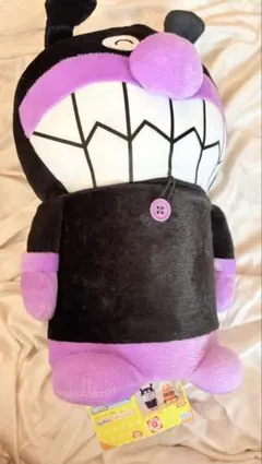 平成レトロ アンパンマン バイキンマン ハイクオリティふわふわ小物入れ