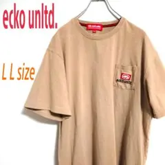 ECKO UNLTD エコー アンリミテッド 刺繍ワンポイントロゴ Tシャツ