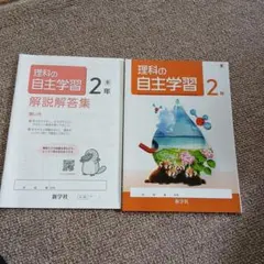 理科の自主学習 2年 新学社 解説解答集付き