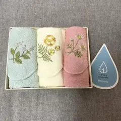 Hotman 1秒タオル ハンカチ 3枚セット 花柄刺繍のサムネイル